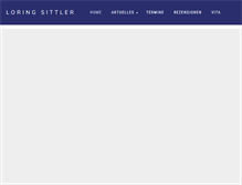 Tablet Screenshot of loringsittler.de